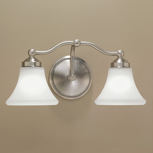 Norwell Lighting Soleil Brush Nickel Bathroom Light 9662-BN-FL