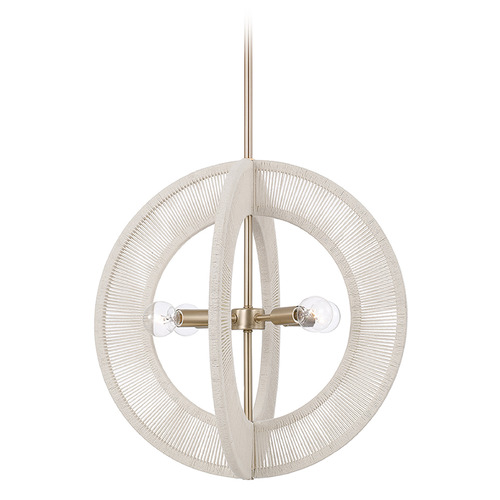 Capital Lighting Delaney Pendant in Matte Brass by Capital Lighting 349843MA