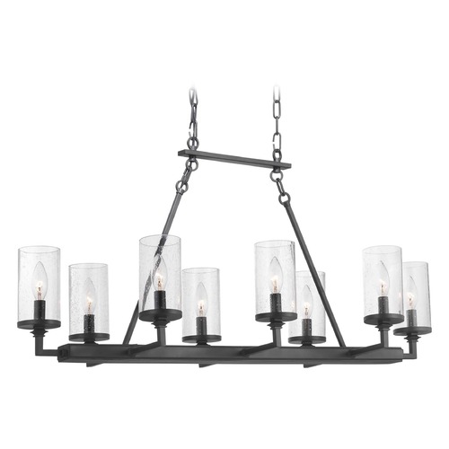 Progress Lighting Gresham Graphite 8-Light Chandelier by Progress Lighting P400180-143