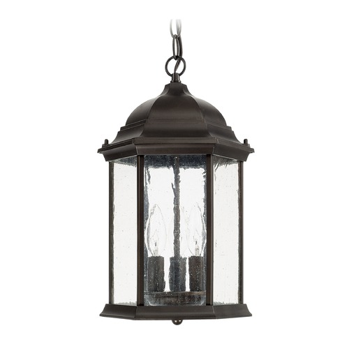 Capital Lighting Main Street Outdoor Hanging Lantern in Old Bronze by Capital Lighting 9836OB
