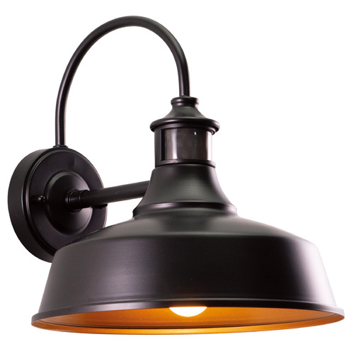Vaxcel Lighting Vaxcel Lighting Dorado Dark Bronze & Light Gold Barn Light T0387