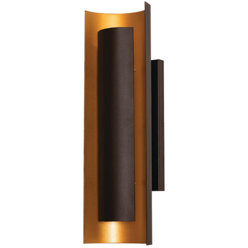 AFX Lighting Afx Lighting Reveal Black & Gold LED Sconce RVS0416L30D1BKGD