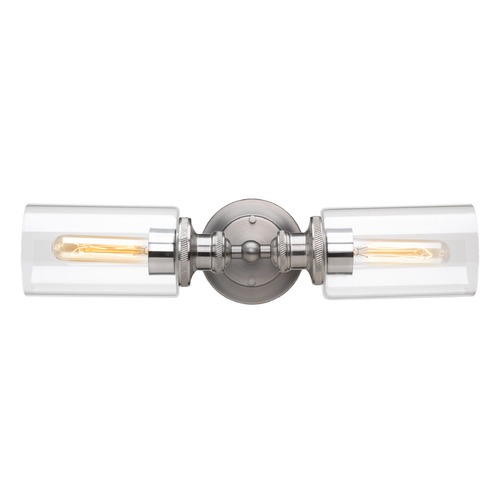 Progress Lighting Archives 18.50-Inch Vanity Light in Antique Nickel & Polished Nickel by Progress Lighting P2809-81