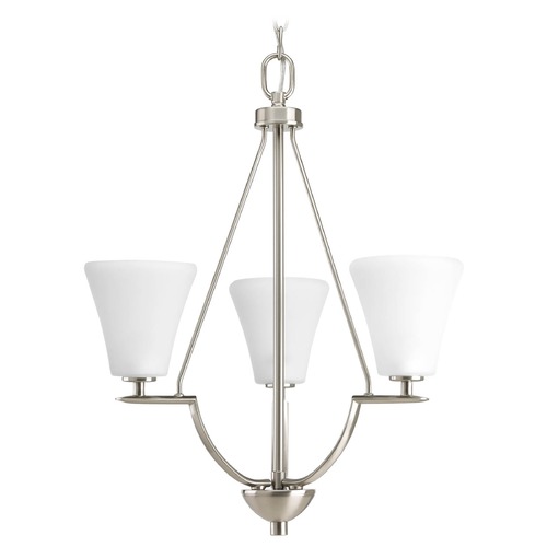 Progress Lighting Bravo 18-Inch Chandelier in Brushed Nickel by Progress Lighting P3821-09