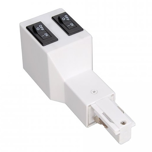 WAC Lighting Wac Lighting W Track White LED Rail, Cable, Track Accessory WEDR-5A-WT