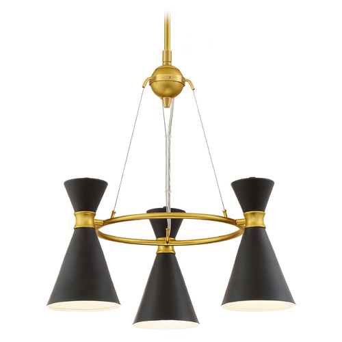 George Kovacs Lighting Conic Honey Gold Chandelier by George Kovacs P1823-248