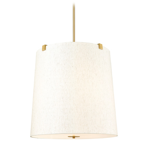 Z-Lite Z-Lite Weston Modern Gold Pendant Light with Empire Shade 3502P24-MGLD