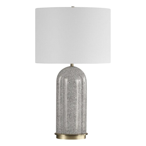 Uttermost Lighting The Uttermost Company Dapple Dark Chocolate & Antique Brass Table Lamp with Oval Shade 30390-1