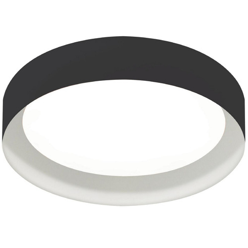 AFX Lighting Afx Lighting Reveal Black & White LED Flushmount Light RVF121400L30D1BKWH