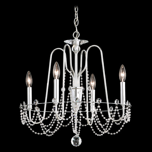 Schonbek Lighting Schonbek Worldwide Lighting Esmery Polished Silver Chandelier AR1004N-40O