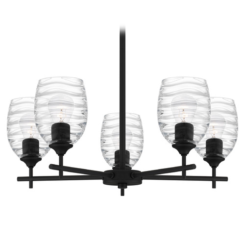 Quoizel Lighting Quoizel Lighting Lucy Matte Black Chandelier LCY5025MBK
