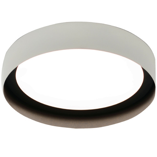 AFX Lighting Afx Lighting Reveal White & Black LED Flushmount Light RVF121400L30D1WHBK