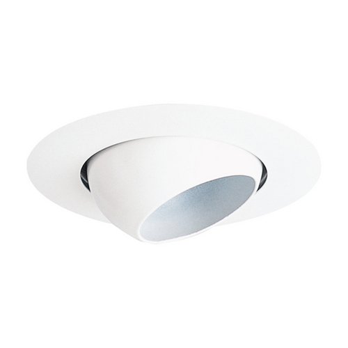 Juno Lighting Group Mini-Eyeball Trim for 4-Inch Recessed Housing by Juno Lighting Group 18 WH