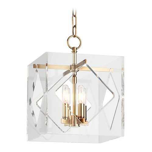 Hudson Valley Lighting Travis Aged Brass Pendant by Hudson Valley Lighting 5912-AGB