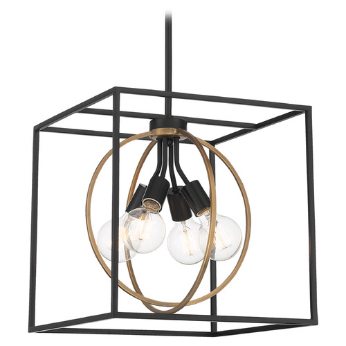 Designers Fountain Lighting Designers Fountain Kew Gardens Matte Black Pendant Light D276M-15P-MB
