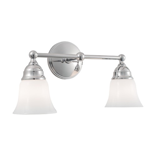 Norwell Lighting Sophie Chrome Bathroom Light 8582-CH-BSO