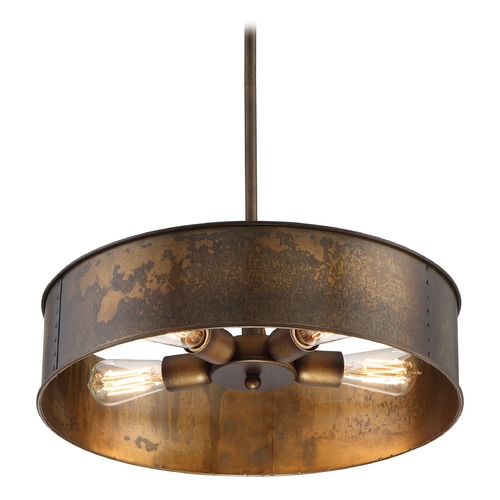 Nuvo Lighting Kettle Weathered Brass Pendant by Nuvo Lighting 60/5894