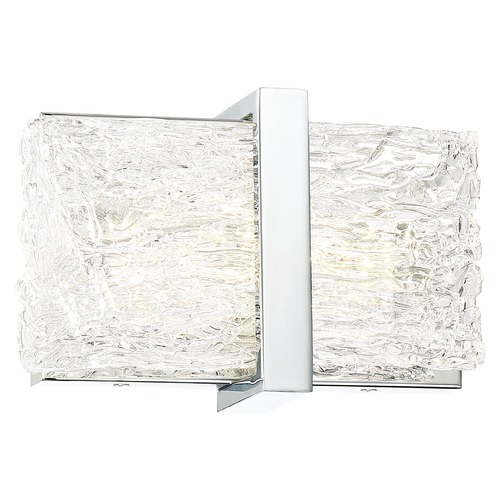 George Kovacs Lighting Forest Ice II LED Bathroom Light in Chrome by George Kovacs P1381-077-L