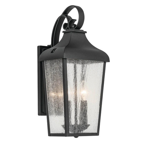 Kichler Lighting Forestdale 18.50-Inch Outdoor Wall Light in Black by Kichler Lighting 49736BKT