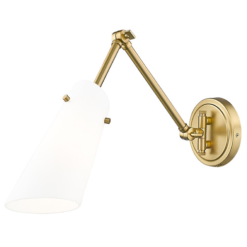 Z-Lite Z-Lite Julia Modern Gold Plug and Cord Wall Lamp 350S-MGLD