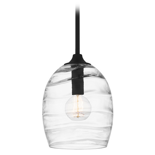 Quoizel Lighting Quoizel Lighting Lucy Matte Black Mini-Pendant Light with Bowl / Dome Shade LCY1810MBK