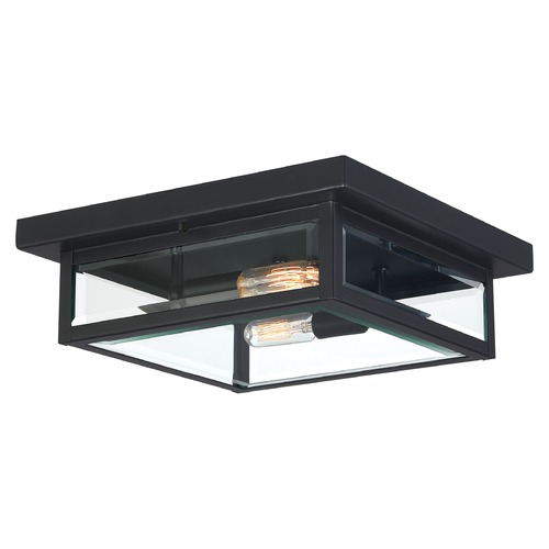 Quoizel Lighting Westover Earth Black Flush Mount by Quoizel Lighting WVR1612EK