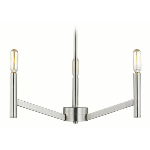 Visual Comfort Studio Collection Visual Comfort Studio Collection Vector Brushed Nickel Chandelier 3124303-962
