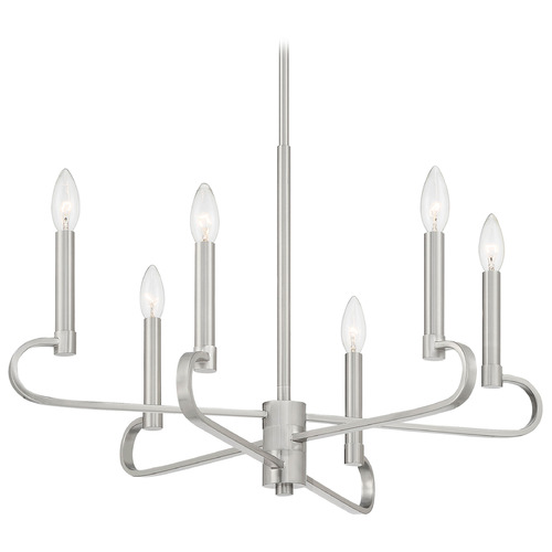 Designers Fountain Lighting Designers Fountain Summit Brushed Nickel Chandelier D269C-6CH-BN