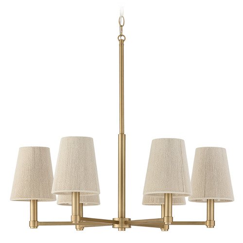 Capital Lighting Mira Chandelier in Matte Brass by Capital Lighting 454561MA
