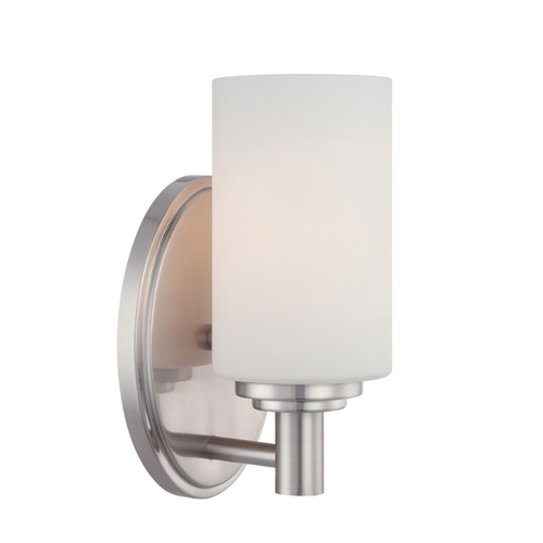 Thomas Lighting Pittman 9-Inch High Wall Sconce in Brushed Nickel by Thomas Lighting 190023217