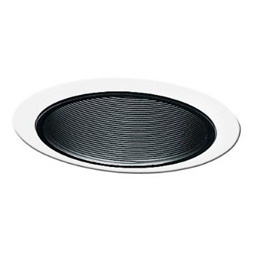Juno Lighting Group Recessed Black Baffle 5-Inch Trim with White Trim Ring by Juno Lighting Group 205 BWH