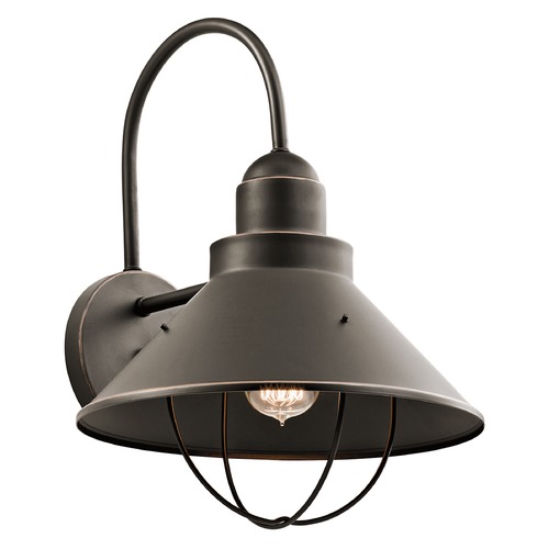Kichler Lighting Seaside 12-Inch Outdoor Wall Light in Olde Bronze by Kichler Lighting 9142OZ