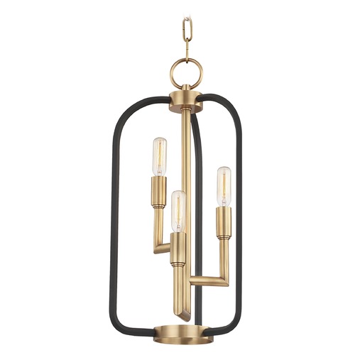Hudson Valley Lighting Angler Chandelier in Aged Brass by Hudson Valley Lighting 8313-AGB