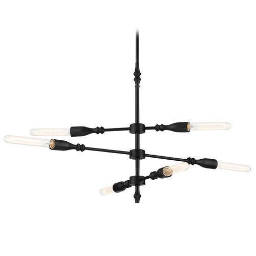 Designers Fountain Lighting Designers Fountain Louise Matte Black Island Light D231M-IS-MB