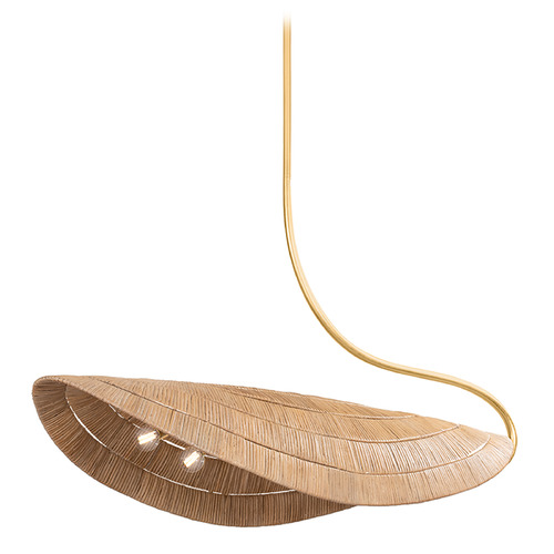 Corbett Lighting Corbett Lighting Medea Gold Leaf LED Island Light 454-06-GL