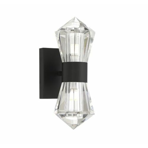 Savoy House Dryden 2-Light LED Wall Sconce in Matte Black by Savoy House 9-1940-2-89