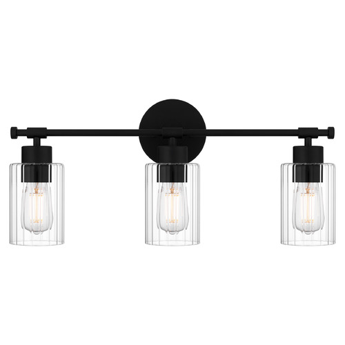Quoizel Lighting Quoizel Lighting Caputo Matte Black Bathroom Light CAP8623MBK