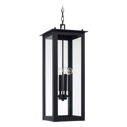 Capital Lighting Hunt Outdoor Hanging Light in Black by Capital Lighting 934644BK