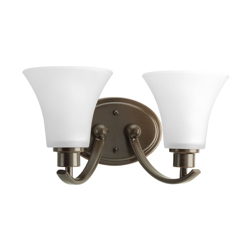 Progress Lighting Joy Antique Bronze Bathroom Light by Progress Lighting P2001-20W