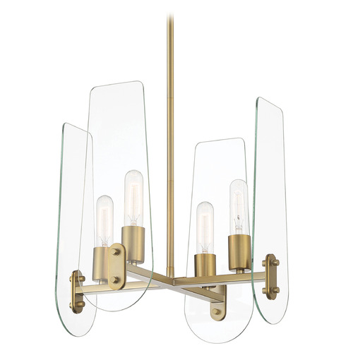 Designers Fountain Lighting Designers Fountain Bergen Beach Brushed Gold Chandelier D256M-4CH-BG