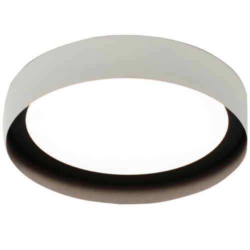 AFX Lighting Afx Lighting Reveal White & Black LED Flushmount Light RVF162600L30D1WHBK