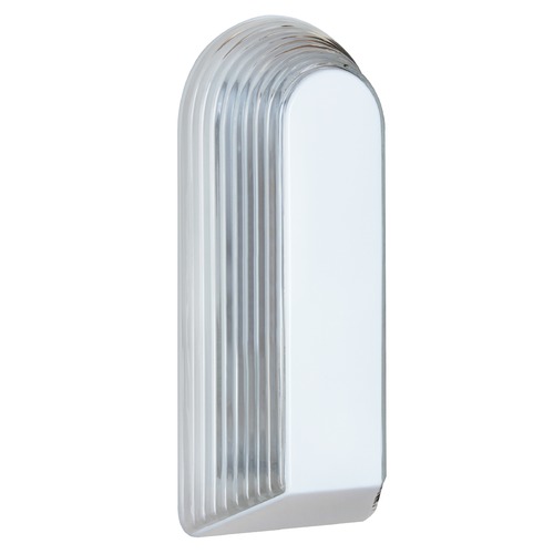 Besa Lighting Ribbed Glass Outdoor Wall Light White Costaluz by Besa Lighting 243353