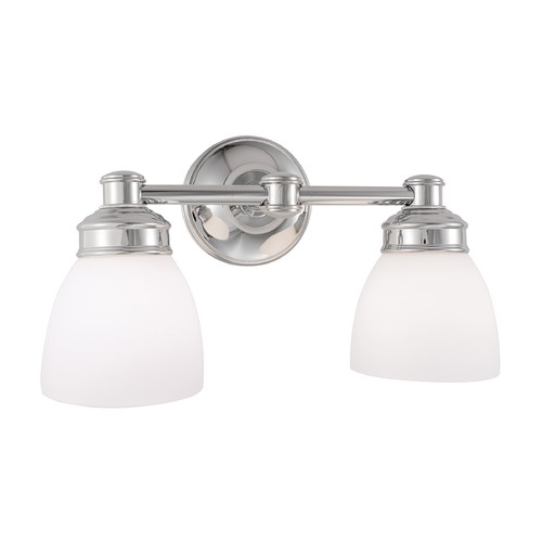 Norwell Lighting Spencer Chrome Bathroom Light 8792-CH-OP