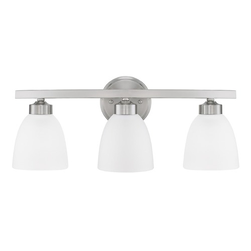 HomePlace by Capital Lighting Jameson 21-Inch Brushed Nickel Bath Light by HomePlace by Capital Lighting 114331BN-333