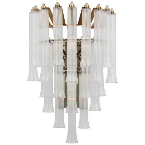 Visual Comfort Signature Collection Julie Neill Lorelei Large Waterfall Sconce in Gild by Visual Comfort Signature JN2250GCG