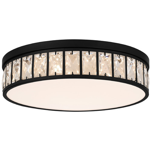 Quoizel Lighting Quoizel Lighting Gibson Matte Black LED Flushmount Light GIB1615MBK