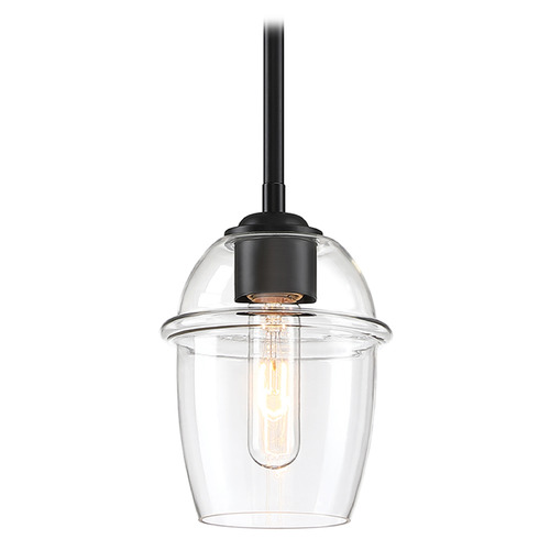Designers Fountain Lighting Designers Fountain Summer Jazz Matte Black Mini-Pendant Light with Bowl / Dome Shade D310M-5P-MB