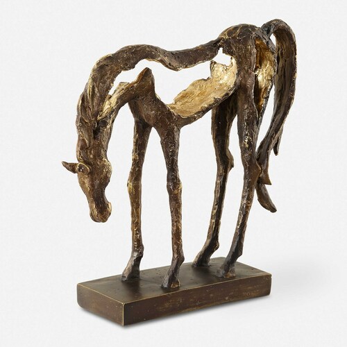Uttermost Lighting The Uttermost Company Grace Feyock Openly Grazing Antiqued Bronze Sculpture 18141