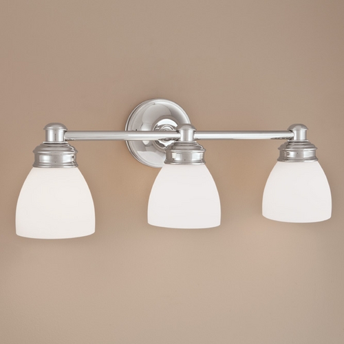 Norwell Lighting Spencer Chrome Bathroom Light 8793-CH-OP