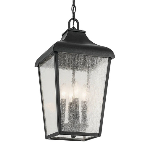 Kichler Lighting Forestdale Outdoor Hanging Light in Textured Black by Kichler Lighting 49740BKT